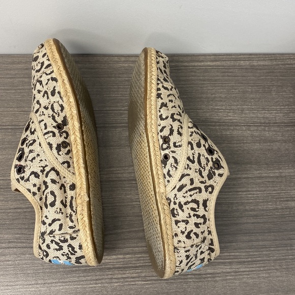 TOMS Brown Snow Leopard Classic Cordones size W6 - Picture 7 of 9